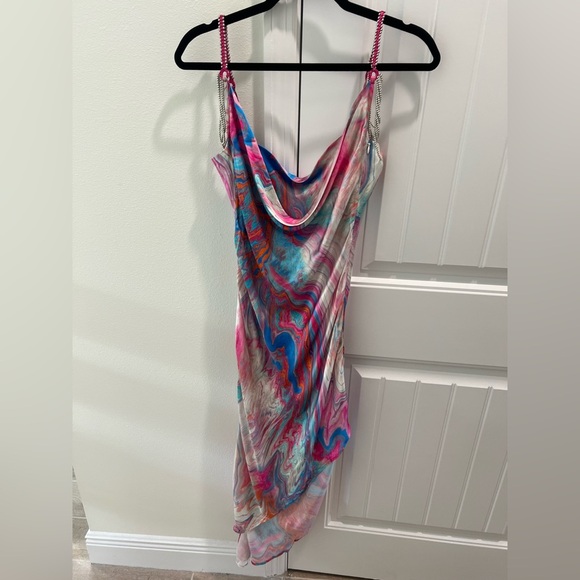 NWT My Beachy Side Cotton Candy High Low dress $395 | MEDIUM - Picture 10 of 13
